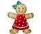 13" Metal Embossed Gingerbread Girl Sign – Festive Christmas Wall Decor | TCT Crafts -MD055524